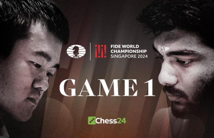 Cómo ver el juego 1 del Campeonato Mundial FIDE 2024