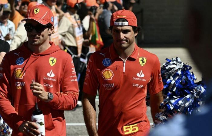 “Con él siempre pasa lo mismo”: tensiones entre Leclerc y Sainz durante el GP de Las Vegas