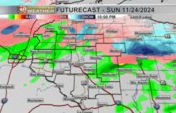 El lunes por la mañana, lluvias de nieve con vientos ventosos; Las temperaturas caen en picado durante la semana | Clima