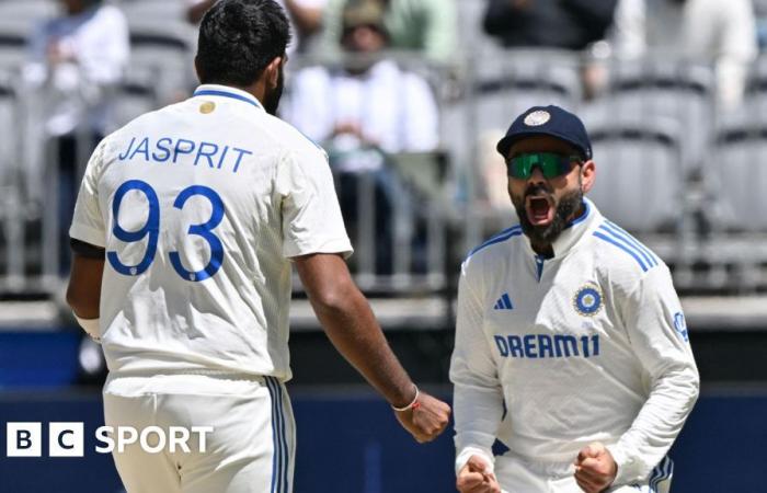 India venció a Australia por 295 carreras en la primera prueba del Trofeo Border-Gavaskar en Perth