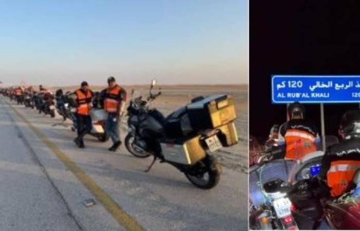 Una hazaña mundial sin precedentes: el Tour, “El Sáhara marroquí a los ojos de los árabes”, en motos de la Marcha Verde cruza con gran éxito el desierto del barrio vacío de Arabia Saudita