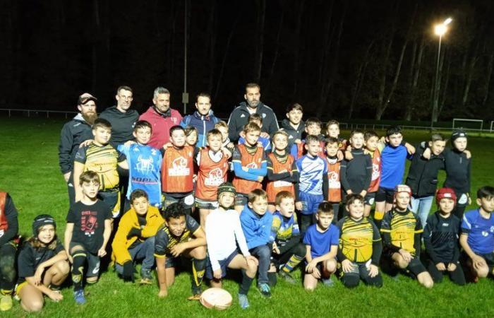 Rugby: los jóvenes del Garonna XV se encontraron con grandes campeones