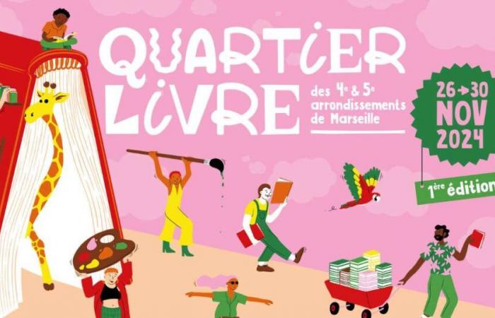 Festival Quartier Livre: una primera edición para vivir del 26 al 30 de noviembre – Del 26/11/2024 al 30/11/2024 – Marsella