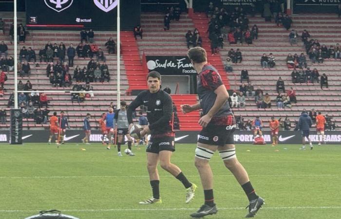 Simon Daroque logró su primer puesto en el Top 14 con el Stade Toulousain