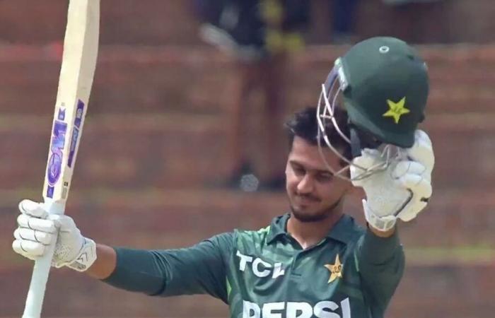 Saim Ayub logra el tercer siglo ODI más rápido para Pakistán y lleva a los visitantes a una victoria de 10 terrenos sobre Zimbabwe después de una derrota de 80 carreras en el primer partido de la serie.