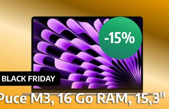 Apple: ¡El Black Friday baja el 15% de su precio en el MacBook Air M3 por tiempo limitado!