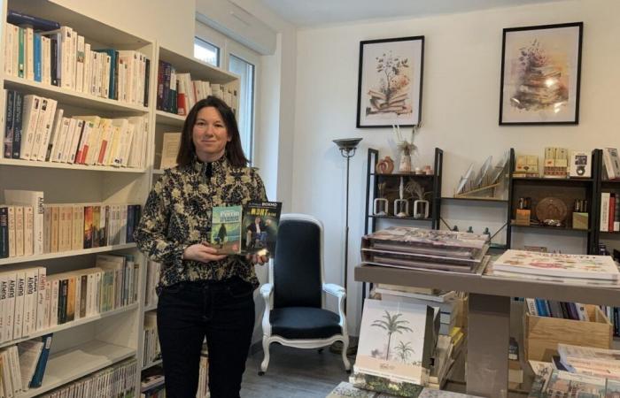 Joven librera de Cotentin, Élodie vende ahora libros de segunda mano