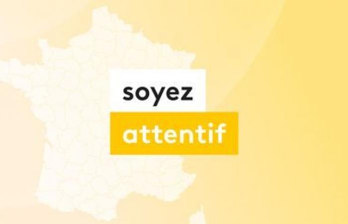 Alertas amarillas en 8 departamentos este martes 26 de noviembre