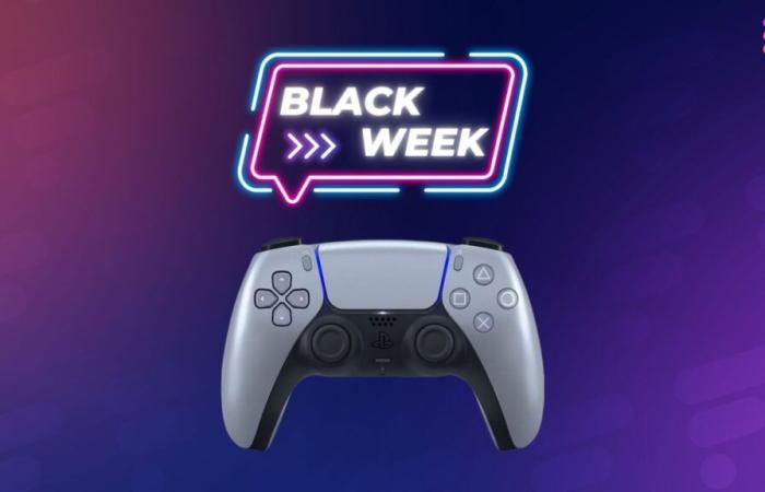 El hermoso controlador DualSense PS5 plateado tiene un excelente precio durante la semana del Black Friday