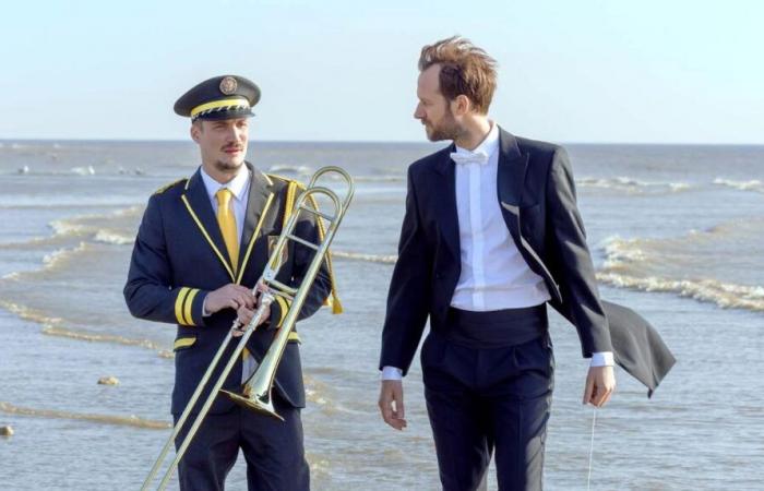 Video. Vimos “En fanfare”, una hermandad musical con Benjamin Lavernhe y Pierre Lottin