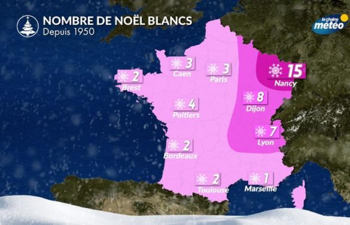 ¿Podemos esperar nieve para Navidad este año en Francia?