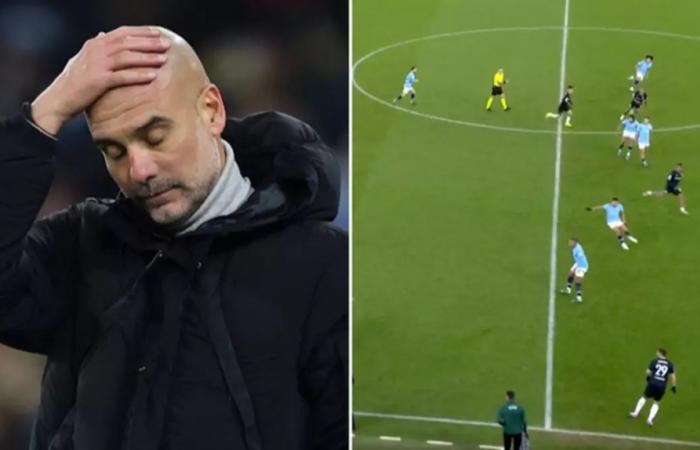 Los aficionados del Manchester City identifican el momento exacto en el que Pep Guardiola reprimió su ventaja de 3-0 contra el Feyenoord – Man City