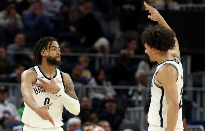 Los Brooklyn Nets completan una remontada increíble y aturden a los Golden State Warriors, 128-120