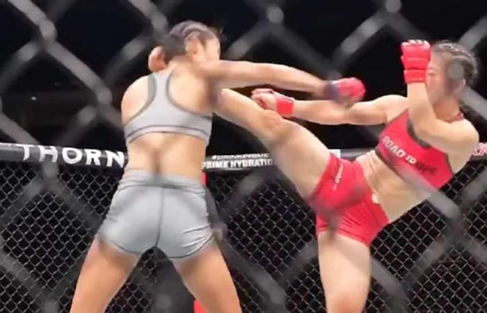 Doctora y luchadora de UFC: sus padres no saben de su segunda vida