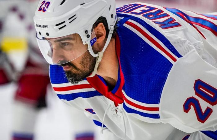 Fue contra el canadiense que Chris Kreider enajenó a los Rangers