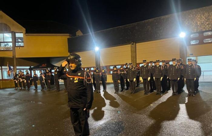 El teniente Mickaël Chotard toma el mando del centro de bomberos y salvamento de Monfort-sur-Meu