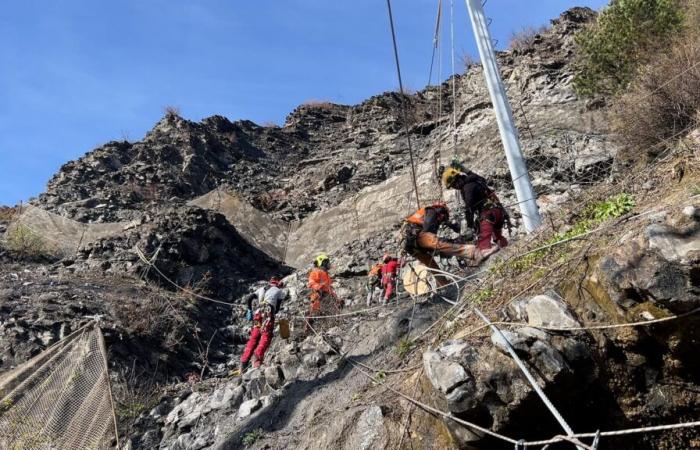 Un proyecto de seguridad en los acantilados en marcha en Lettret.