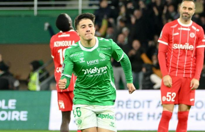 ASSE: Bouchouari reacciona tras su gol y habla de su cambio de estatus