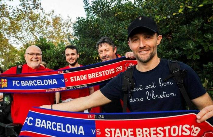 INFORMES. Los seguidores del Stade Brestois en el séptimo cielo antes del partido contra el FC Barcelona