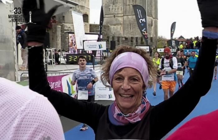 “Estoy un poco en la nube”, a sus 70 años, Laurence Alnet bate el récord mundial de maratón en su categoría de edad