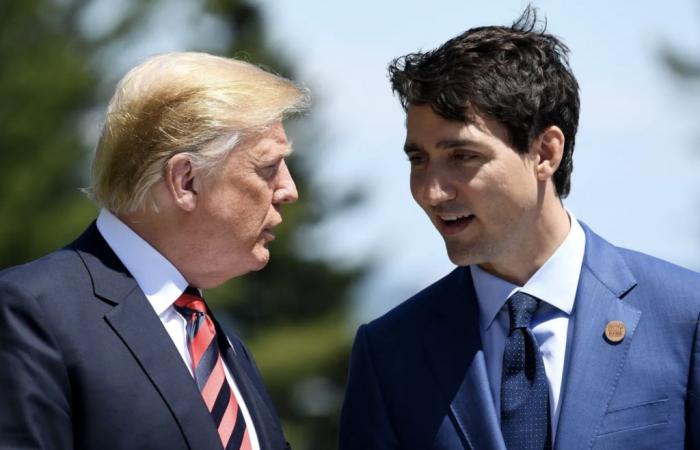 Una entrevista de dos horas entre Trump y Trudeau