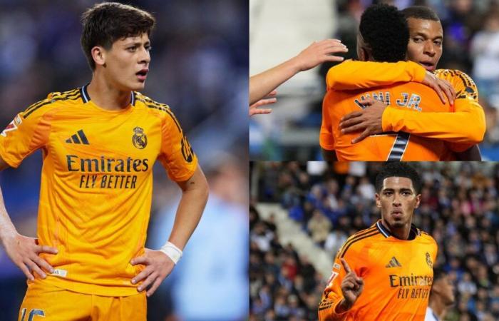 Valoraciones de los jugadores del Real Madrid vs Leganés: ¡Arda Guler tiene que empezar mucho más! El niño prodigio turco brilla mientras Kylian Mbappé y Jude Bellingham marcan goles en el calentamiento ideal del Liverpool