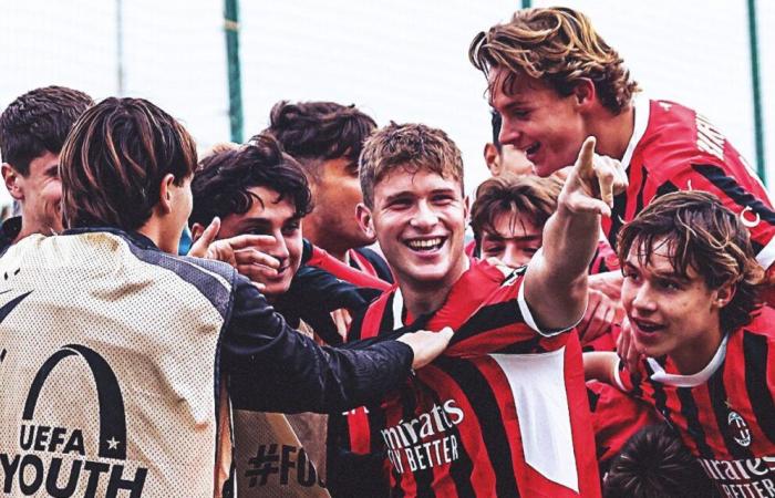 Nervios tardíos en la primera victoria de los jóvenes rossoneri en la Youth League