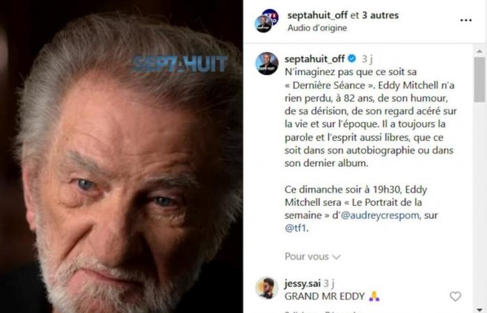 Las confesiones de Eddy Mitchell sobre su salud