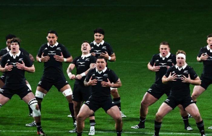 Rugby: un mensaje político durante el haka de los All Blacks contra Italia causa polémica en Nueva Zelanda