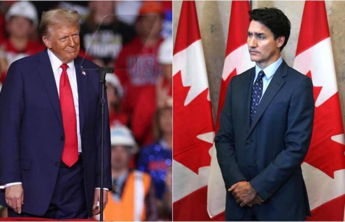 Aranceles aduaneros y fronteras: Trudeau y Trump tuvieron una conversación “productiva”