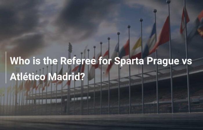 ¿Quién es el árbitro del Sparta Praga vs Atlético de Madrid?