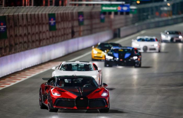 ¡Bugatti tenía derecho a su Gran Premio en el Circuito de F1 de Las Vegas!