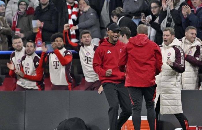 Por fin la victoria en un partido importante: el Bayern de Vincent Kompany derrotó merecidamente al PSG con diez hombres