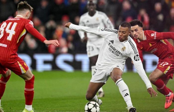 Real y Mbappé se hunden en Liverpool, Lille casi se clasifica tras su victoria en Bolonia