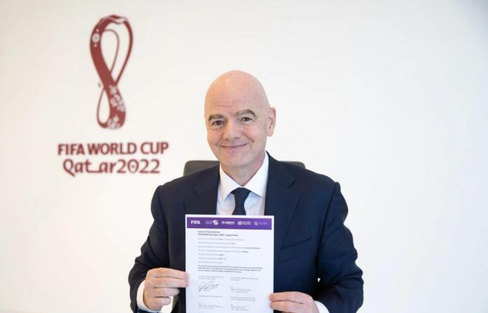 Gianni Infantino califica el Qatar Legacy Fund 2022 como un “nivel sin precedentes, nunca antes visto”