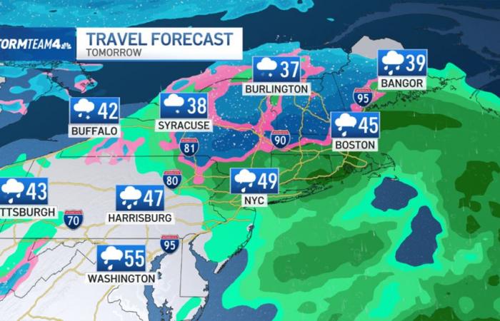 Se espera lluvia para el desfile, luego llega el frío invernal – NBC New York