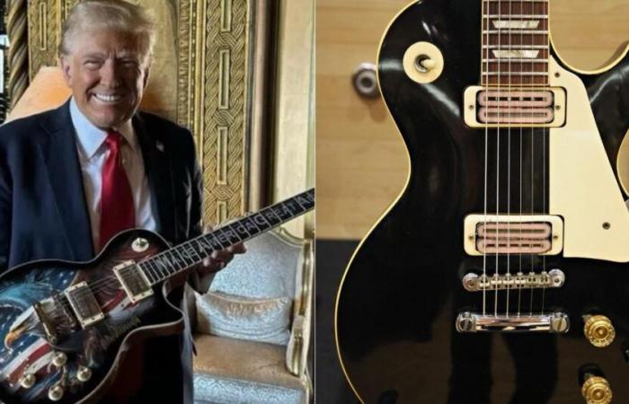 La marca Trump Guitars acusada por Gibson de copiar su mítico modelo Les Paul