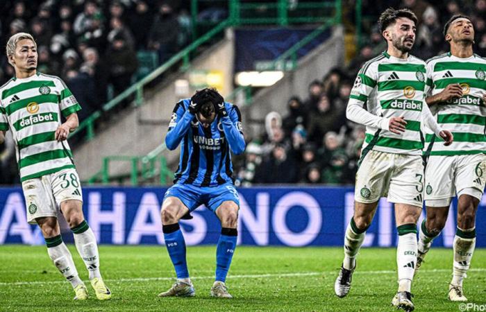 El fuerte Club Brugge se queda con un gran sentimiento de ‘¿Qué pasaría si’ en Escocia tras el empate contra el Celtic?