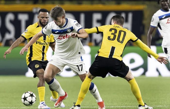 Liga de Campeones: Young Boys abofeteado por el Atalanta en Berna