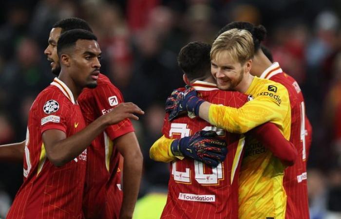 La reacción de Caoimhín Kelleher al detener el penalti de Kylian Mbappé y el Liverpool venció al Real Madrid