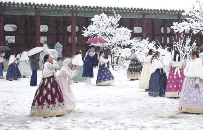 La mayor tormenta de nieve de noviembre en medio siglo azota Seúl y suspende los vuelos