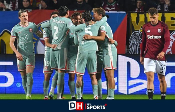 Liga de Campeones: el Atlético arrolla al Sparta Praga, el AC Milan se asusta en Bratislava, el Barcelona vence al Brest