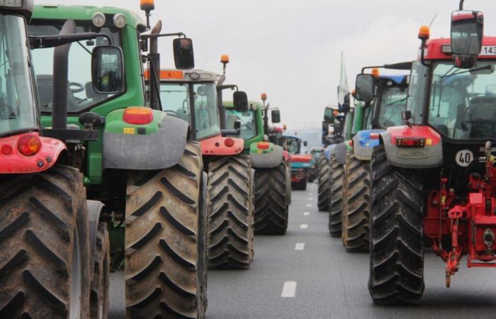 Ira agrícola. Un control de carretera en esta transitada carretera hacia Andorra