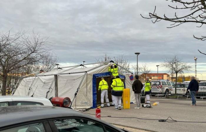 Chalon-sur-Saona. Polvo “positivo a la peste” recibido en un centro de formación