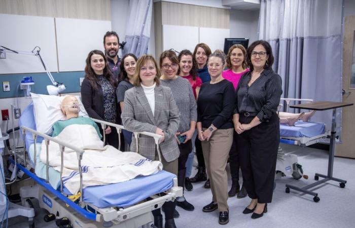 Inauguración de un nuevo local de Técnicas de Terapia Respiratoria en el Cégep de Rivière-du-Loup