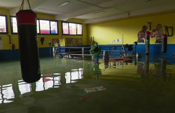 Inundaciones en la Casa de la Cultura y la Casa de los Deportes en Nevers