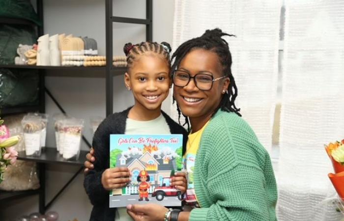 Un bombero de Pensilvania inspira a las niñas con un nuevo libro para niños