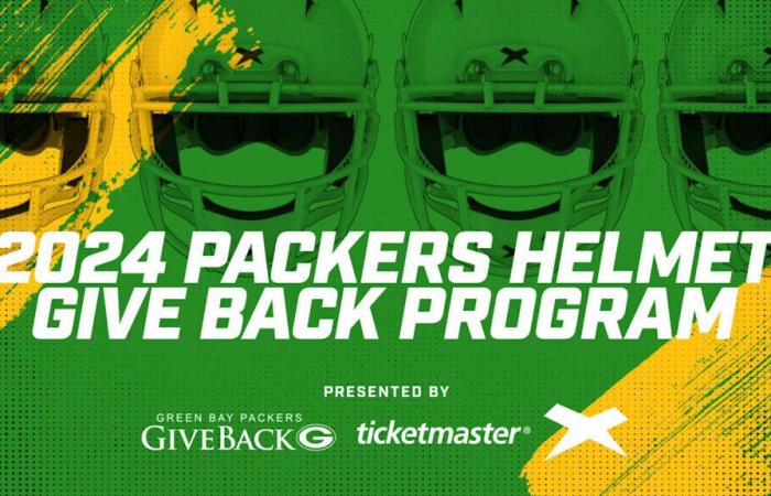 Los Packers devuelven y Ticketmaster donará cascos nuevos a 10 equipos de fútbol americano de escuelas secundarias de Wisconsin