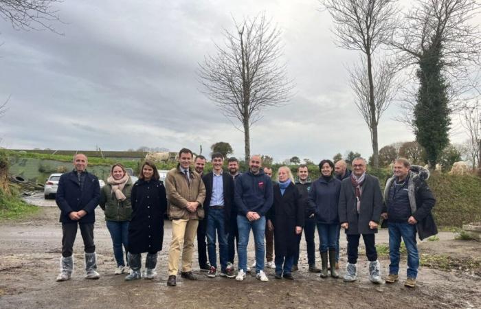 Costas de Armor. El nuevo prefecto se encuentra con jóvenes agricultores en una explotación familiar