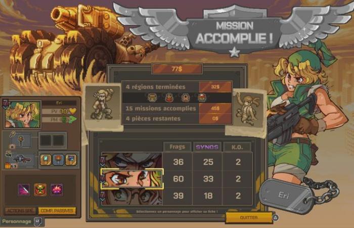 Prueba de Metal Slug Tactics en PS5 por jeuxvideo.com